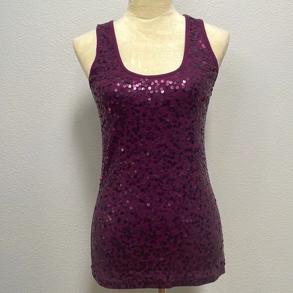 Apt 9 sequined tank size M